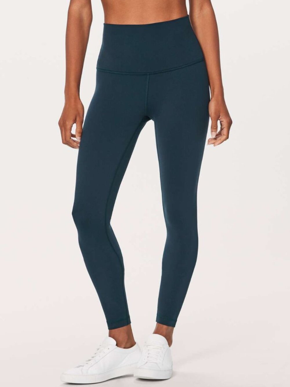 Lululemon Wunder Under Super High Rise Tight 28" Nocturnal Teal size 10 yoga
